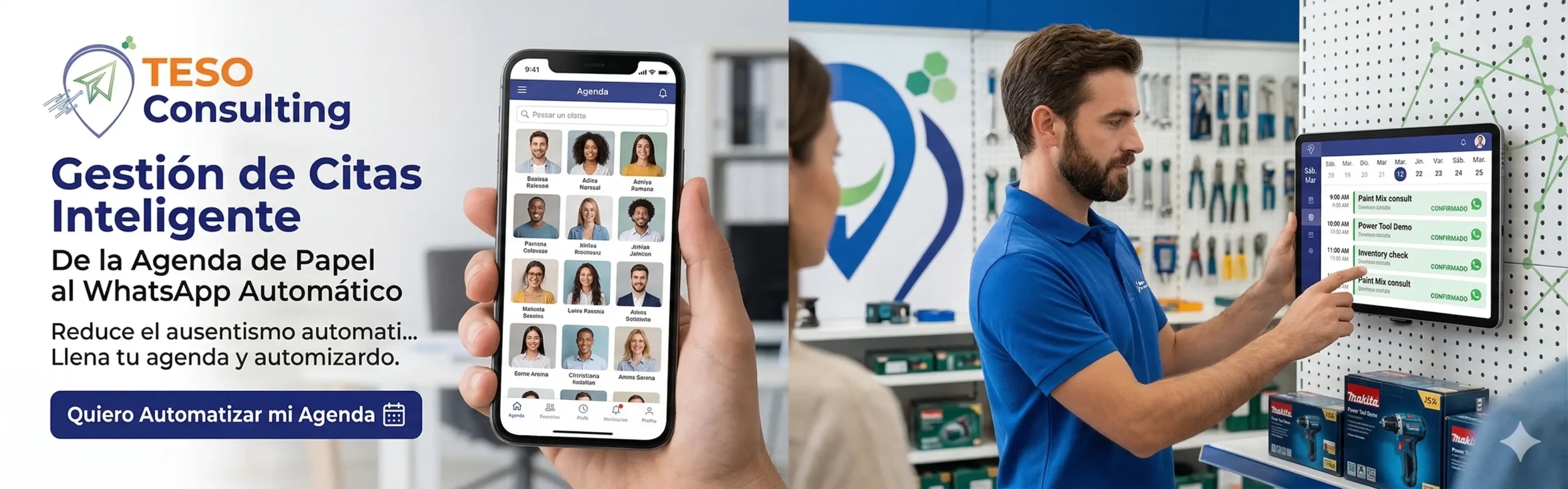 Sistema de Agenda Digital y WhatsApp
