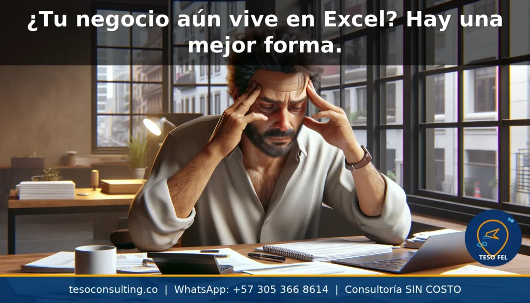 Empresario preocupado por falta de automatización